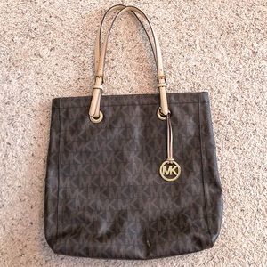 Michael Kors Dark Brown MK Tote